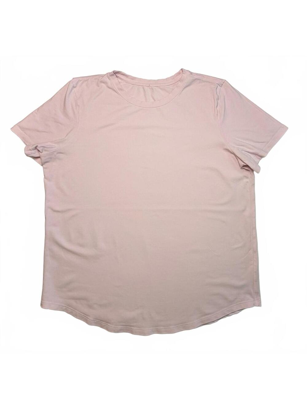 Lululemon | Love Crew Curved Hem Short Sleeve T-Shirt | Blush Pink